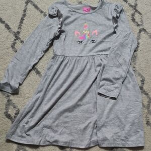 Freestyle Revolution Gray Dress with Unicorn Design